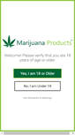 Mobile Screenshot of marijuanaproducts.com